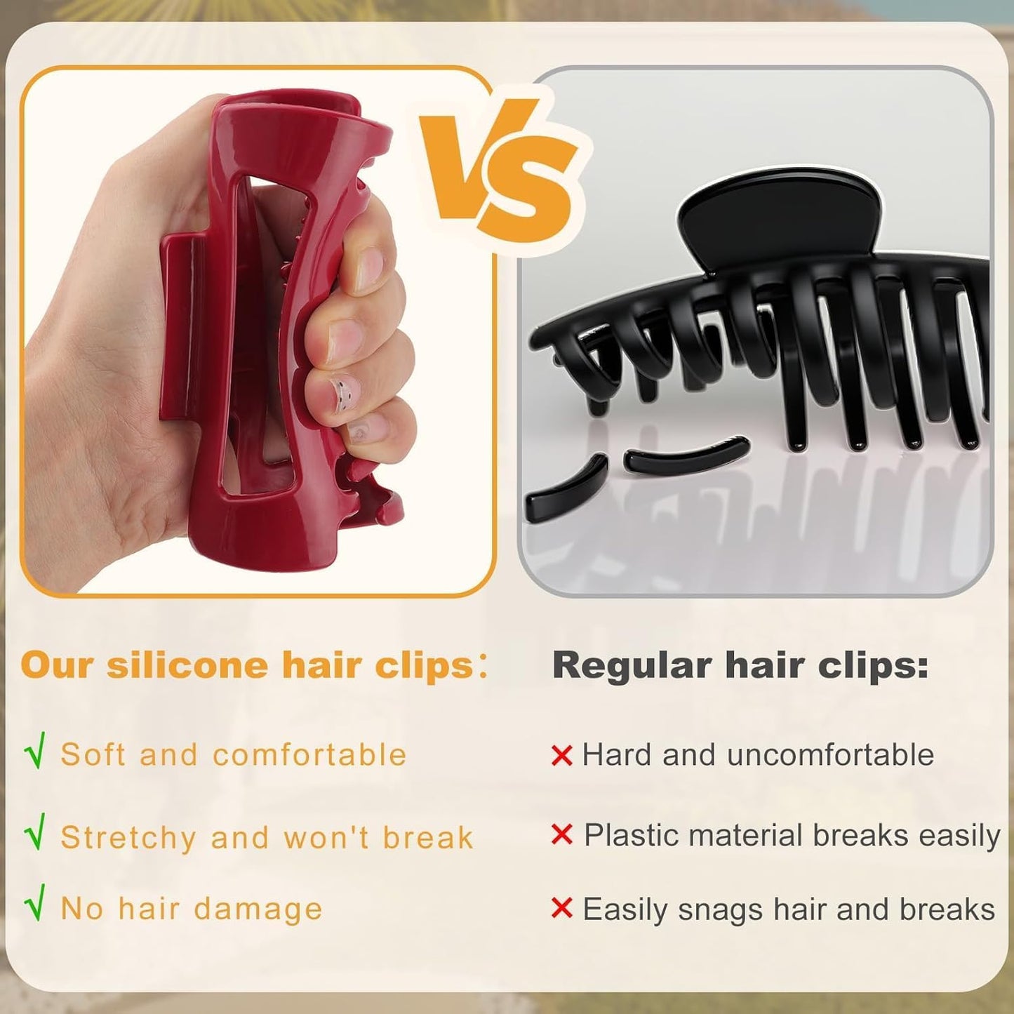 Silicon Hair Claw